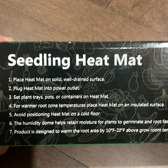 Large Seedling Heat Mat 20" x 48" - Picture 4 of 6